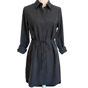 Color Thread Shirt Dress Long Sleeve Botton Down NWT Women’s Size Medium